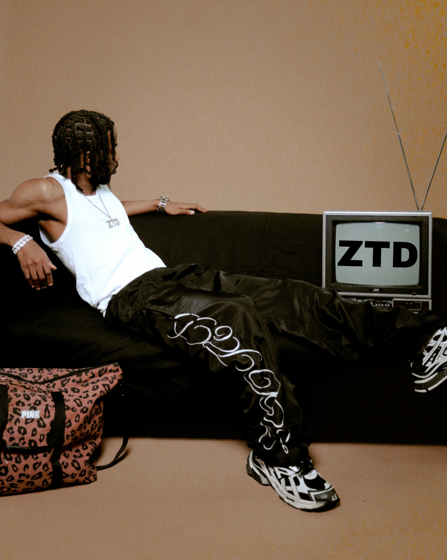 ZTD  double waisted Nylon pants