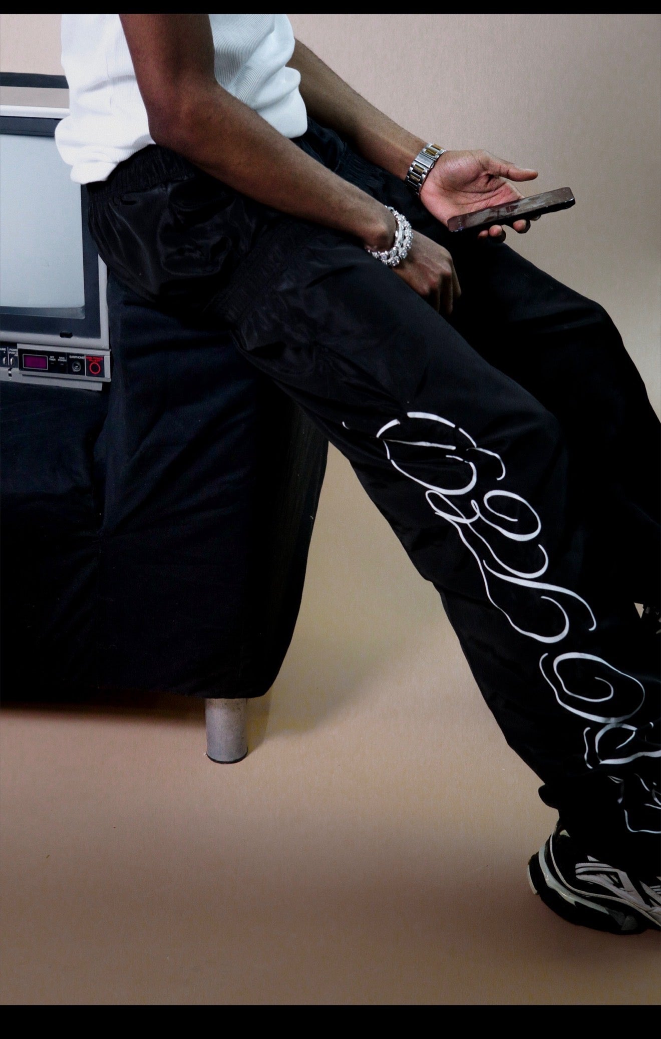 ZTD  double waisted Nylon pants